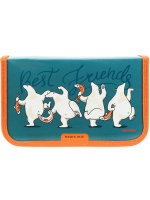 Пенал 1 отд. с 1-ой откид.пл. (190*115*30) молния, лам.картон "Танцы медведей"