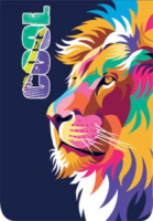 Закладка магнитная "Лев"