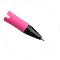 Ручка шар. Феникс+ автомат. "Жилейные мишки" софт-тач, синяя, 0,7мм