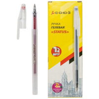 Ручка гелевая СОЮЗ STATUS, красная