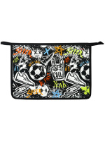 Папка д/тетрад. А4 (336*244*10) молния сверху, пластик+картон "Эксклюзивный роадстер"