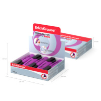 Текстовыделитель EK V-12, 0,6 - 5,2мм, фиолетовый