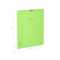 Тетрадь А4  96л кл. скоба Erich Krause  "Классика CoverPrо Neon" пластик. обложка, зеленая