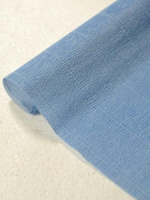 Бумага флористическая 50*250 180 г/м рулон креп Голубая