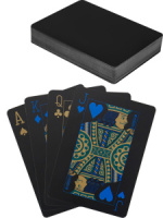 Карты игральные 54шт,  "Бет" синий + золото