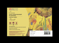 Холст на картоне 10*15 см "Сонет" 100% хлопок, 280 г/м2, мелкое зерно