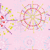 Бумага для декорирования и творчества А4  8л. "Снежинки"