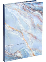 Тетрадь А4 7БЦ 200л кл. сшивка Проф-Пресс "Мрамор в голубом" глянц.лам.