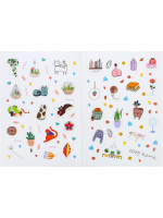 Альбом наклеек А6 8 стр., "Хюгге и кошечки"