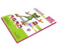 Бумага А4 цветная  50л НЕОН, малиновая