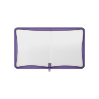 Папка д/тетрад. А5 (245*190*30) 1отд. молния вокруг, пластик "Space Anime"