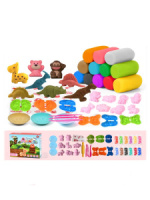 Набор пластилина 12цв. "Динозавры и животные" 22 предмета