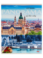 Тетрадь А5  96л кл. Проф-Пресс "Панорамы городов" белизна 92%