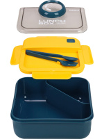 Ланч-бокс 1000мл "Образ"  с двумя отделениями и приборами