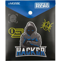 Конверт на кнопке  с рисунком 140*170мм SuperHero" 0,18мм,