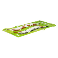 Закладки с липким краем (25*120мм)  2 цв, по 25л. "Псы" пластиковые