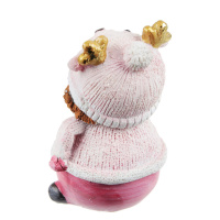 Статуэтка "Карапуз в шапочке с мишкой" 6х5х9см, поплистоун, 2 дизайна