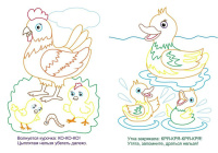 Раскраска-звукоподражалка. ф.А5, 8стр. Как говорят птицы