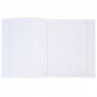 Тетрадь А5 18л лин. Hatber  пласт.обл. "Синяя" белизна 98%