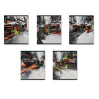 Тетрадь школьная ученическая ErichKrause Adrenaline Speed, 24 листа, клетка (в плёнке по 10 шт.)_MIX