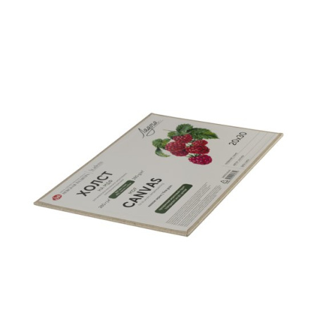 Холст на подрамнике 20*30см 55% лён, 45% хлопок, мелкое зерно, грунт акриловый