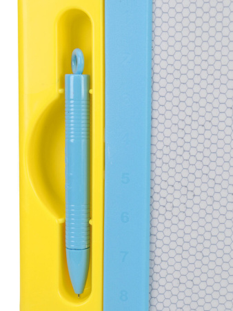 Доска магнитная для рисования 28*27см  (волшебный экран) черно -белая,  штампы