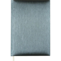 Ежедневник недат. А5 Attomex Regent 320 стр., черный металлиз., тв.обл, бумвинил, ляссе, 70г/м2