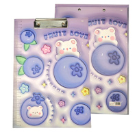 Клипборд Egoist "Фрукты" 31,5*22 см ассорти дизайнов