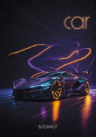 Блокнот А6  40л гребень "Авто" клетка