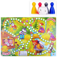 Игра с фишками. "Колобок" А3, 5+
