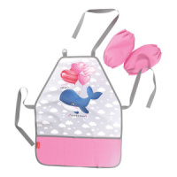 Набор Нарукавники + фартук для труда 550*430мм 3 кармана " Dreamy Whale"