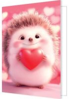 Открытка 5*4см "Валентинка"