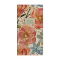 Еженедельник дат. 2026г, 87*165мм  64л., кожзам., тв.пер. "Flora. Цветочная феерия"