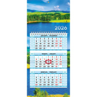 Календарь Трио МИНИ  195*440мм на 2026г.  Гармония природы