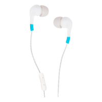 Гарнитура внутриканальная Smartbuy A7, белая, микрофон, пульт управления