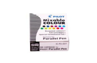 Картридж д/перьевой ручки для каллиграфии 12шт, разноцв.