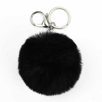 Брелок "Зайка в шапочке" мех, 6*6см