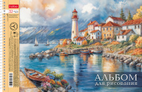 Альбом А4 32 гребень "Ассорти. Выпуск №4" перф.на отрыв, пл. 100 гр/м, 5диз.в блоке