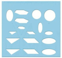 Трафарет пласт. стереометрии