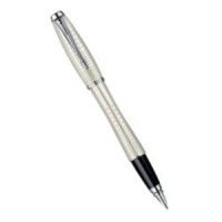 Parker Urban Premium Перьевая ручка F204 Pearl Metal Chiselled