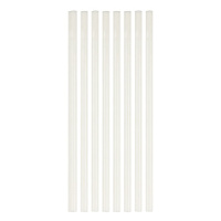 Клей для клеевого пистолета 7,2мм, 20см, 8 шт. белый