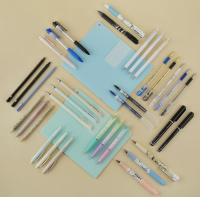 Ручка гелевая BV автомат. 0,4мм "FineClick" черная