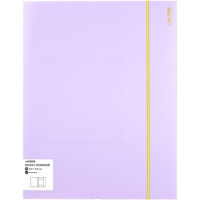 Папка на резинке А4 0,45мм deVENTE. Pastel сиреневая