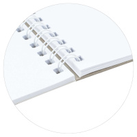 Скетчпад 195*195мм  40л., гребень, 100гр/м2 "Розовый микс"