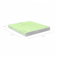 Тетрадь А5 18л лин. Erich Krause  пласт.обл. "Классика CoverPrо Neon", зеленая