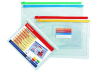 Конверт на молнии 176*250мм В5 прозр.