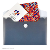 Конверт на кнопке  с рисунком 105*74мм, Вихри