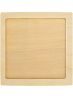 Пазл-рамка деревянная 9 элементов 11*11см "Бабочка"