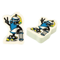 Ластик Феникс+ "Яркие дизайны" фигурные, ассорти, 24шт., 3*4,3*1см