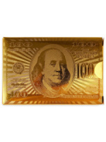 Карты игральные 54шт,  "Блеск" пластик, золото